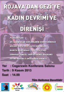 rojava ve gezi kadinlar paneli